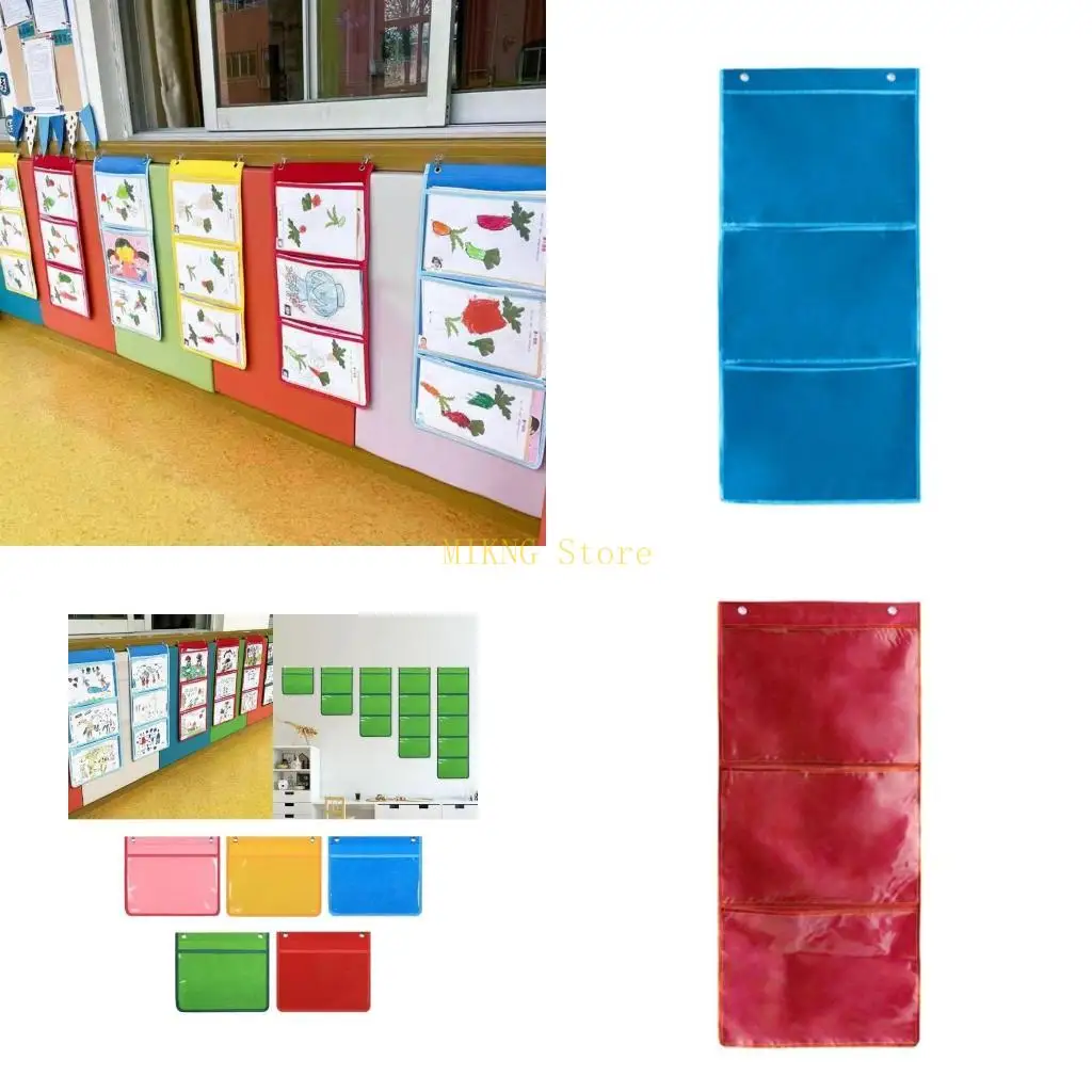 

Haning Wall File Pocket Chart for Kindergarten Homework Demonstrations best sale