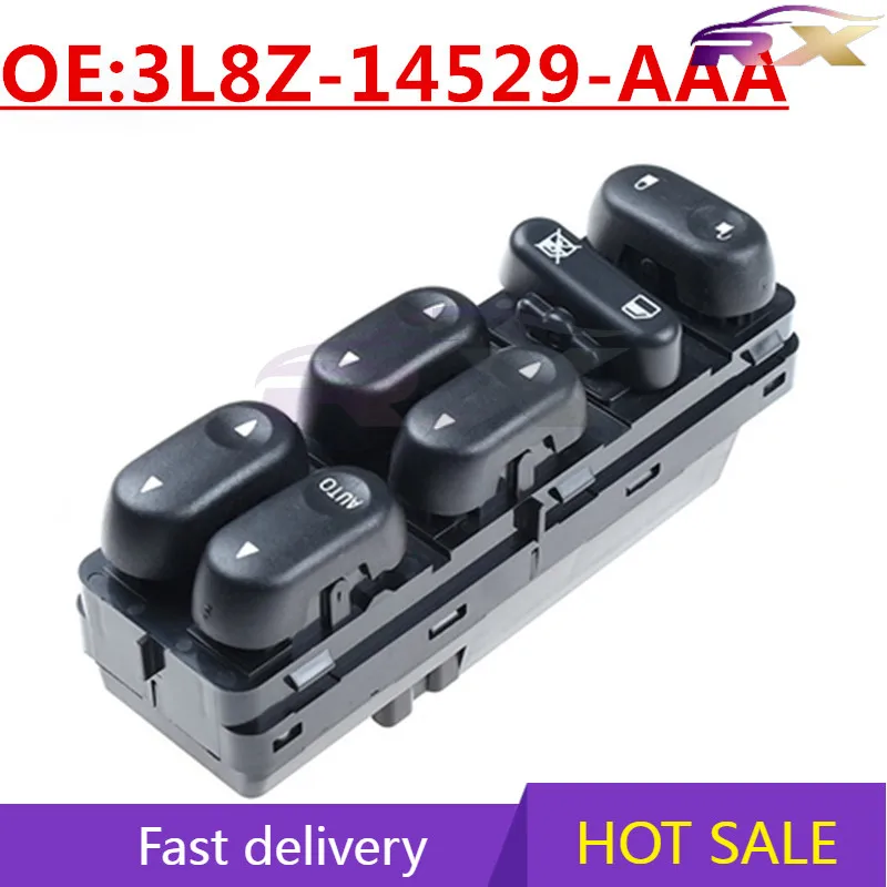 

OEM:3L8Z-14529-AAA Suitable For Ford Mazda Window Lift Switch Power Glass Controller Button Switch