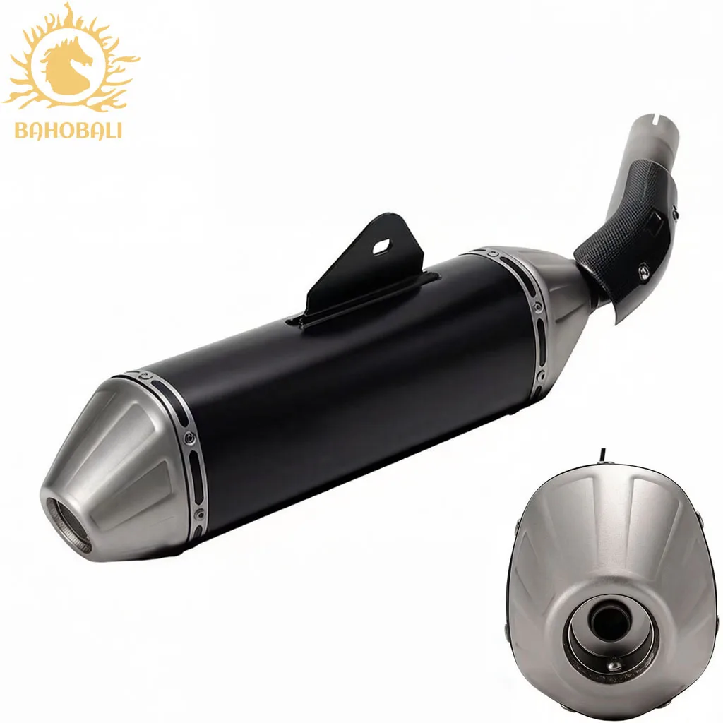 Slip-on For Yamaha Tenere 700 T700 Escape Modify Motorcycle Exhaust System Muffler Carbon Cover Tail Pipe Connect Original Line