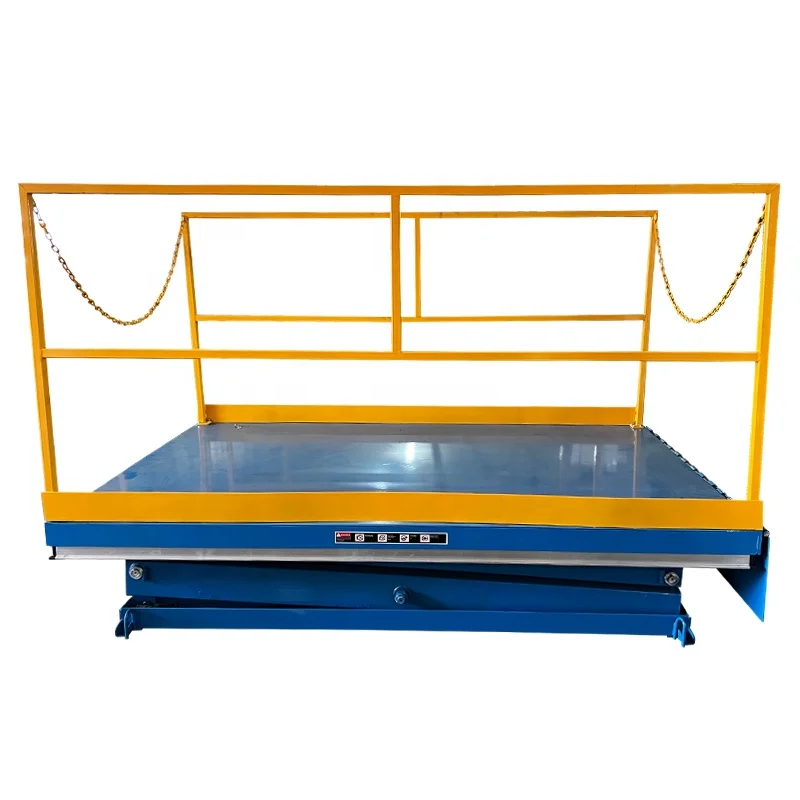 Table élévatrice électrique 1T, plateforme élévatrice à ciseaux hydraulique à vendre