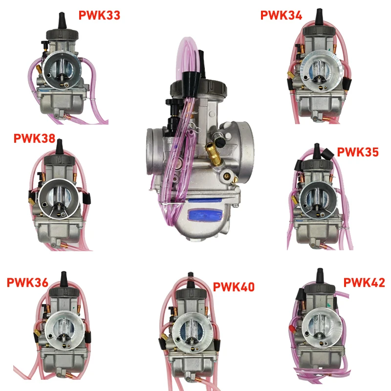 Carburador KEIHIN PWK para motocicleta pwk 33 34 35 36 38 40 42mm, piezas de carreras, Scooters, moto de cross, ATV con Power Jet usado 250