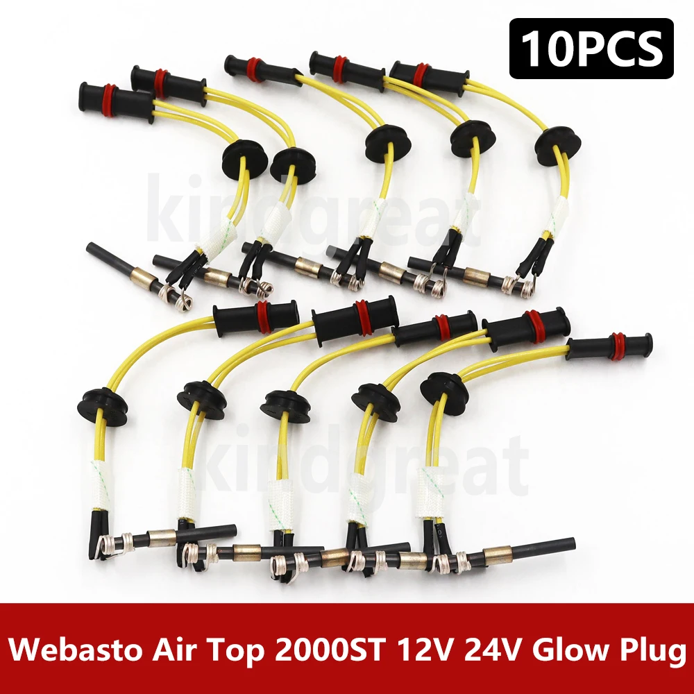 10PCS/Lot Parking Air Heater Glow Plug 9005086A 9005087A For Webasto Air Top 2000ST 12V 24V Car Truck Cabin Heaters