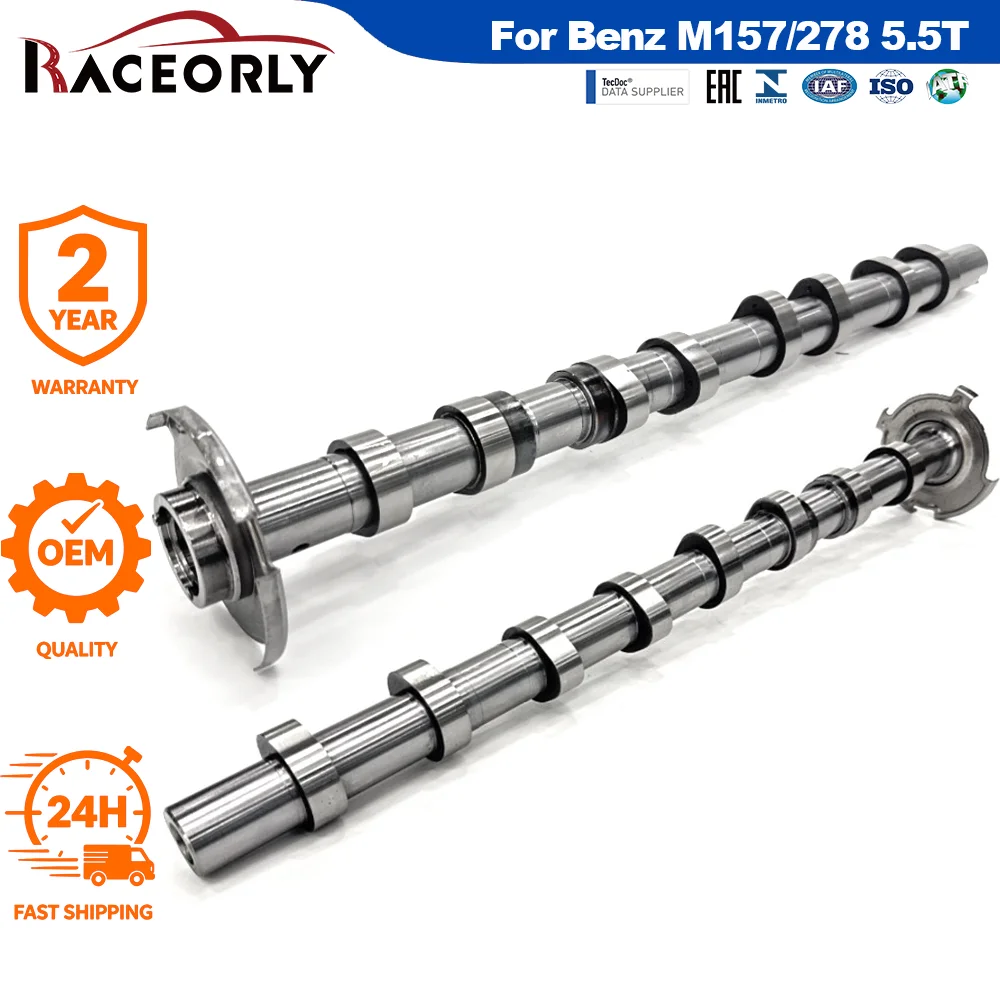 for RACEORLY A2780509501 A2780509801Intake Left Exh Right Camshaft Kit for Mercedes-Benz S63 G63 W212 W463 AMG M157 5.5T