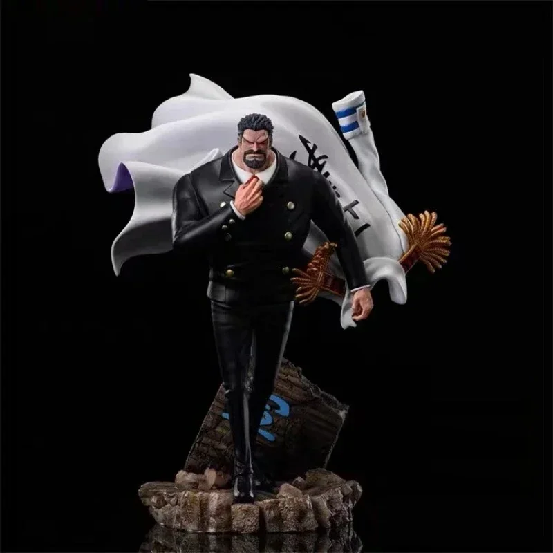 43 cm One Piece Series Actionfigur Navy Hero Handgefertigte PVC-Modellskulptur Tischdekoration Freunde Kinder Geschenk