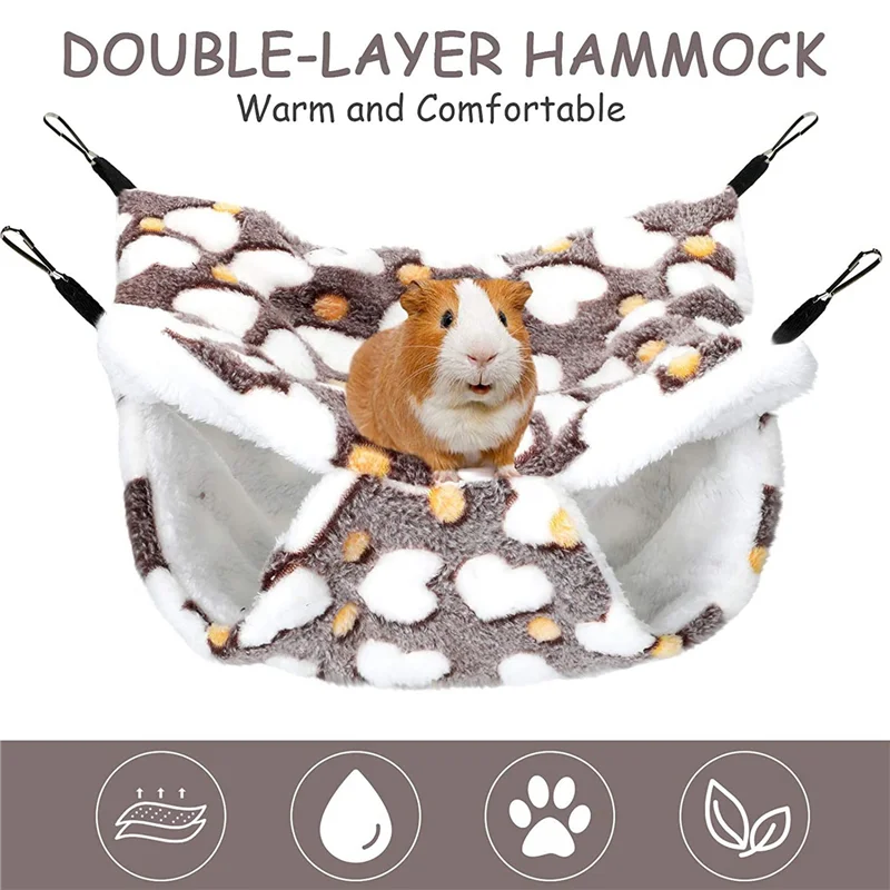 ABGR-4개입 기니피그 쥐 해먹 기니피그 햄스터 페럿 걸이식 해먹 침대 소동물 친칠라용