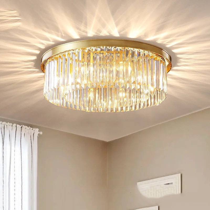 

Modern Crystal Ceiling lights Flush Mount Light for Living Room Dining Room Bedroom Ceiling lamp Hotel Restaurant Decoration