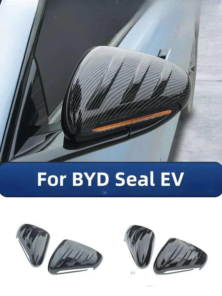 

For BYD Seal EV Side Rearview Mirror Cap ABS Anti-Scratch Wing Mirror Protective Cover Car Exterior Decoration Accessories