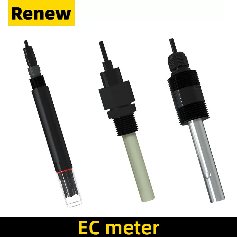 Water quality sensor electrode probe industrial online conductivity meter water quality analyzer EC pure water detection analyze