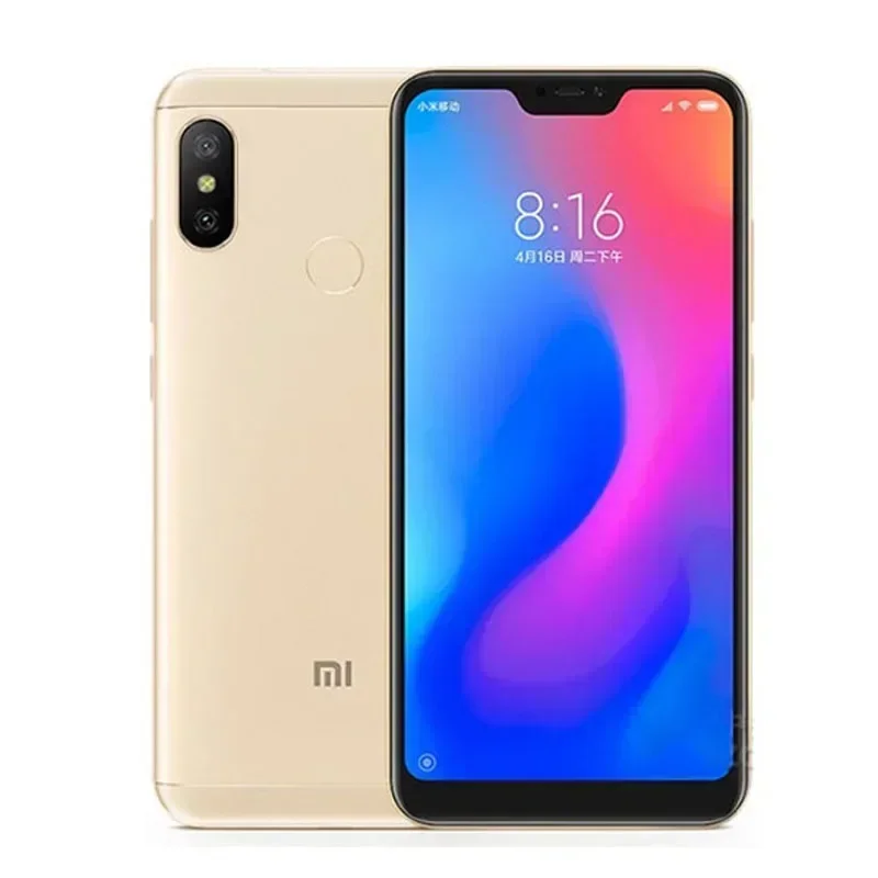 هاتف Xiaomi Redmi 6 Pro 4GB 64GB 4000 mAh Snapdragon 625 بكسل بطارية مزدوجة الشريحة Android Global Rom 4G هاتف محمول 3GB 32GB