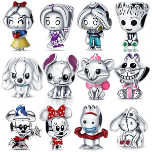 925 الفضة أنيمي شخصية جرو القط سحر الخرز صالح البانداش الأصلي DIY الأساور قلادة هدايا عيد ميلاد المجوهرات أفضل 12 هدية مبيعات من 2 ريال - No2