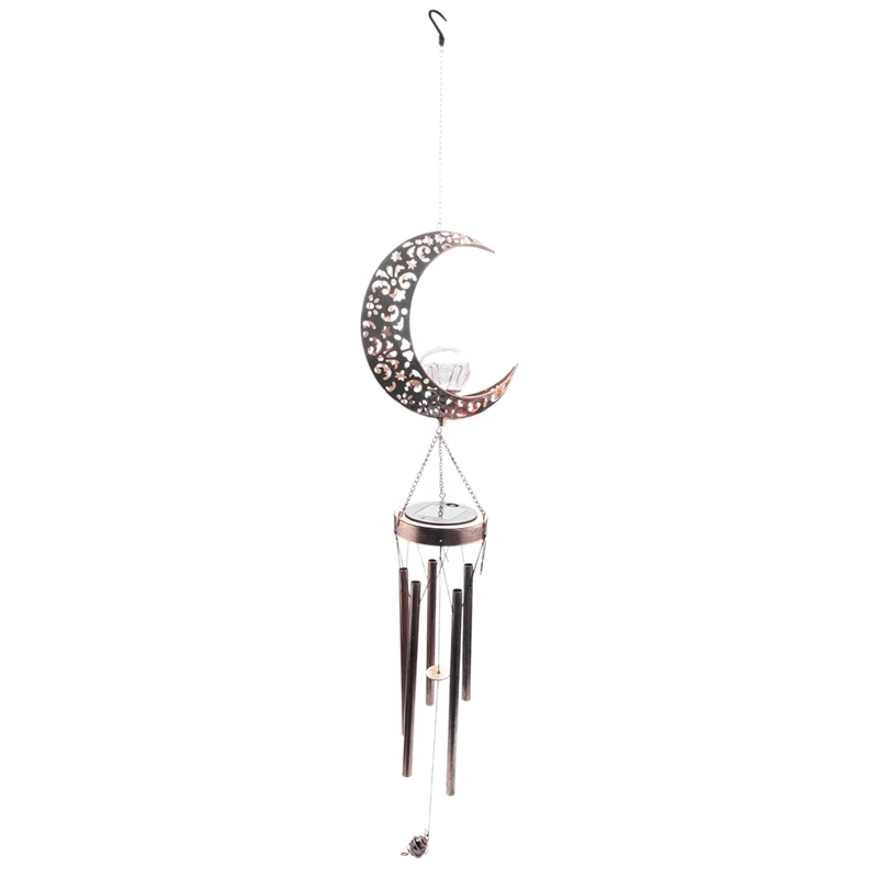 

Wind Chimes Solar Wind Chimes, Stunning Deep-Toned Exterior Garden Decoration Unique Hanging Decorations CNIM Hot