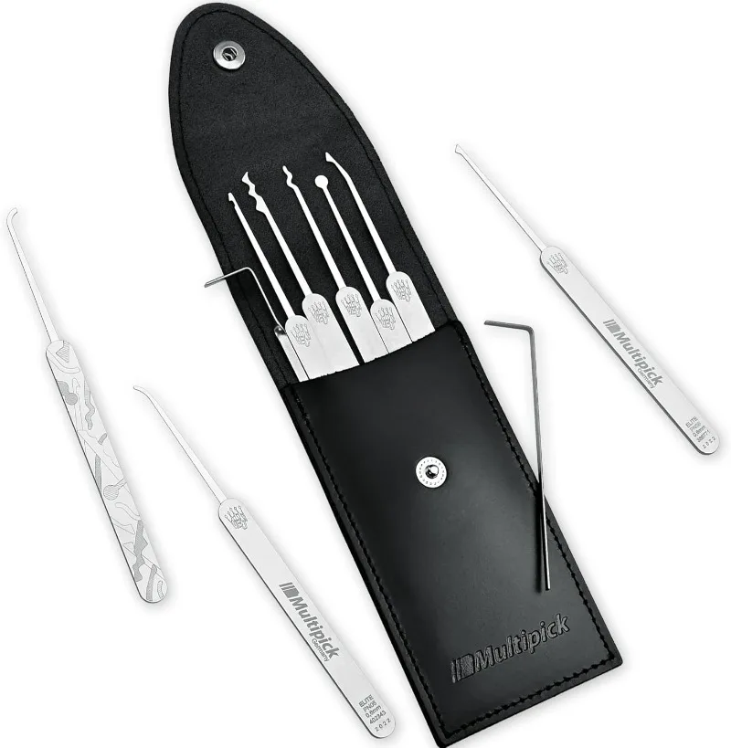 

Lock Pick Set | Multipick Elite 11 | Finest High Quality Locksmith Tools made in Germany