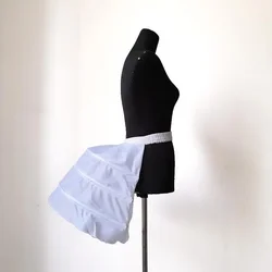 Viktorianischen Pasteur Rock Hüfte Rokoko Krinoline Kurz Half Treiben Petticoat Kleidung Design