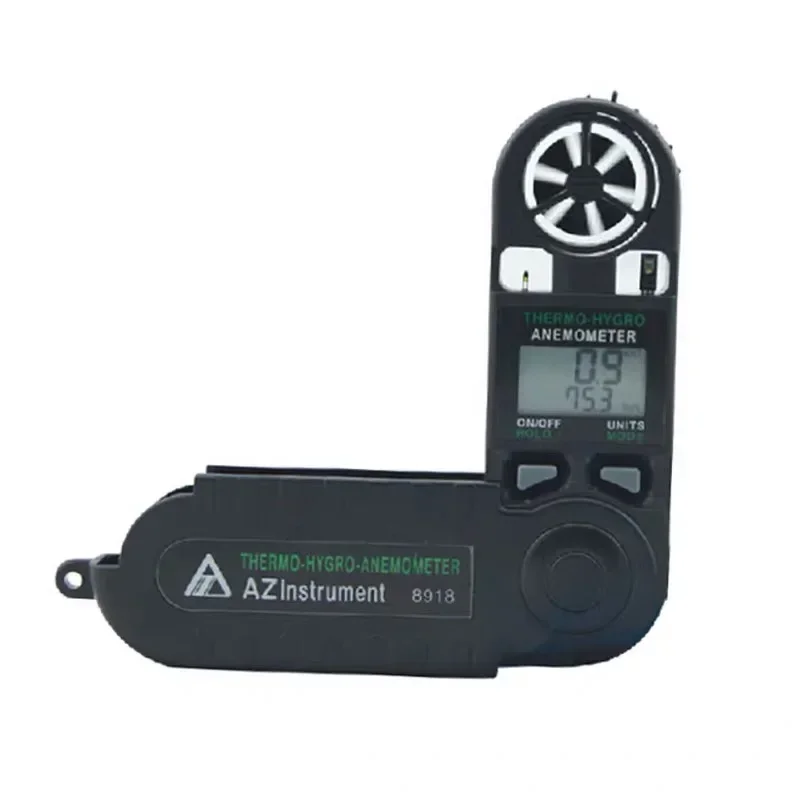 

A For AZ8918 Mini Anemometer Wind Speed Meter Type Thermometer Hygrometer