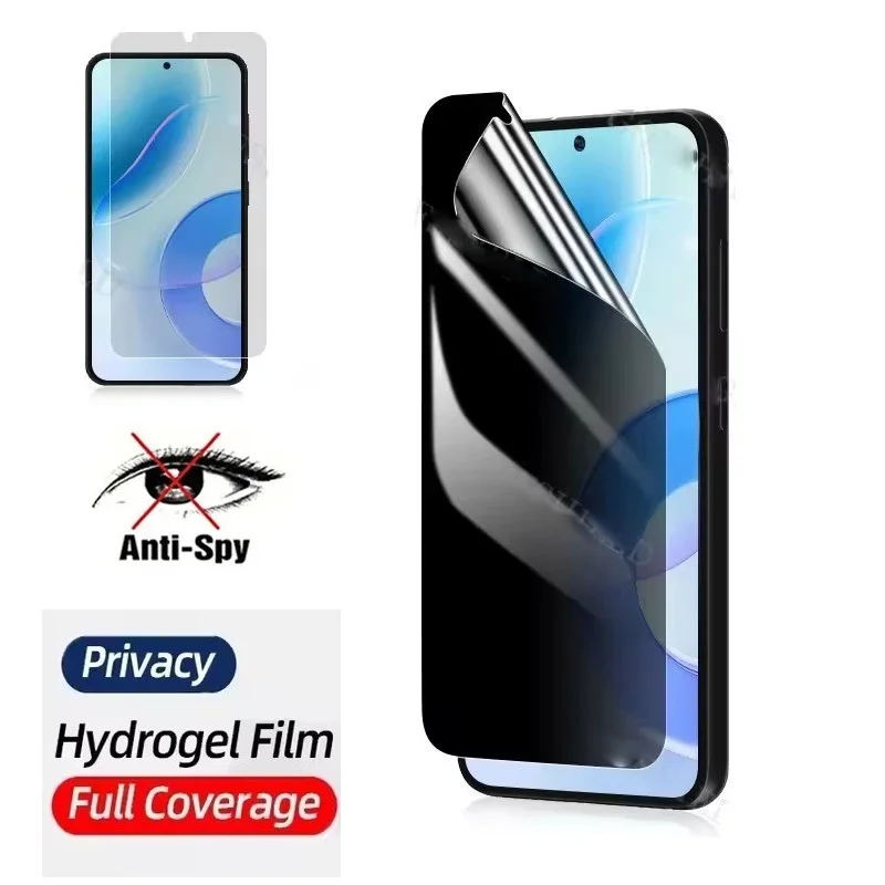 Privacy Hydrogel Film For MOTO G13 G22 G60 G72 G42 G52 G23 G30 G32 G73 G82 G100 G200 5G Screen Protector