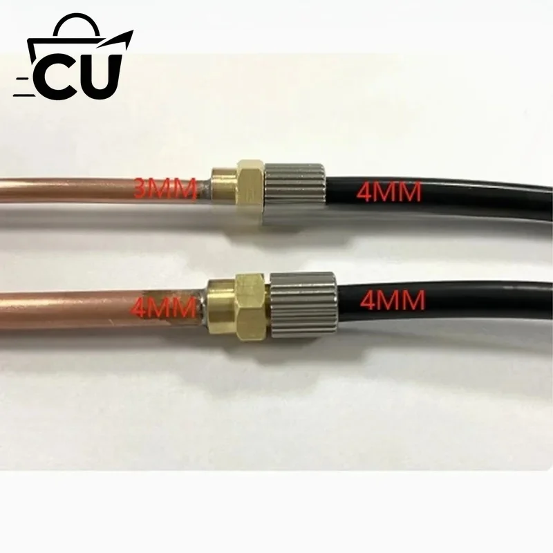 Suitable for Copper tube to hose connector (welded connector) suitable for hydraulic engineering models