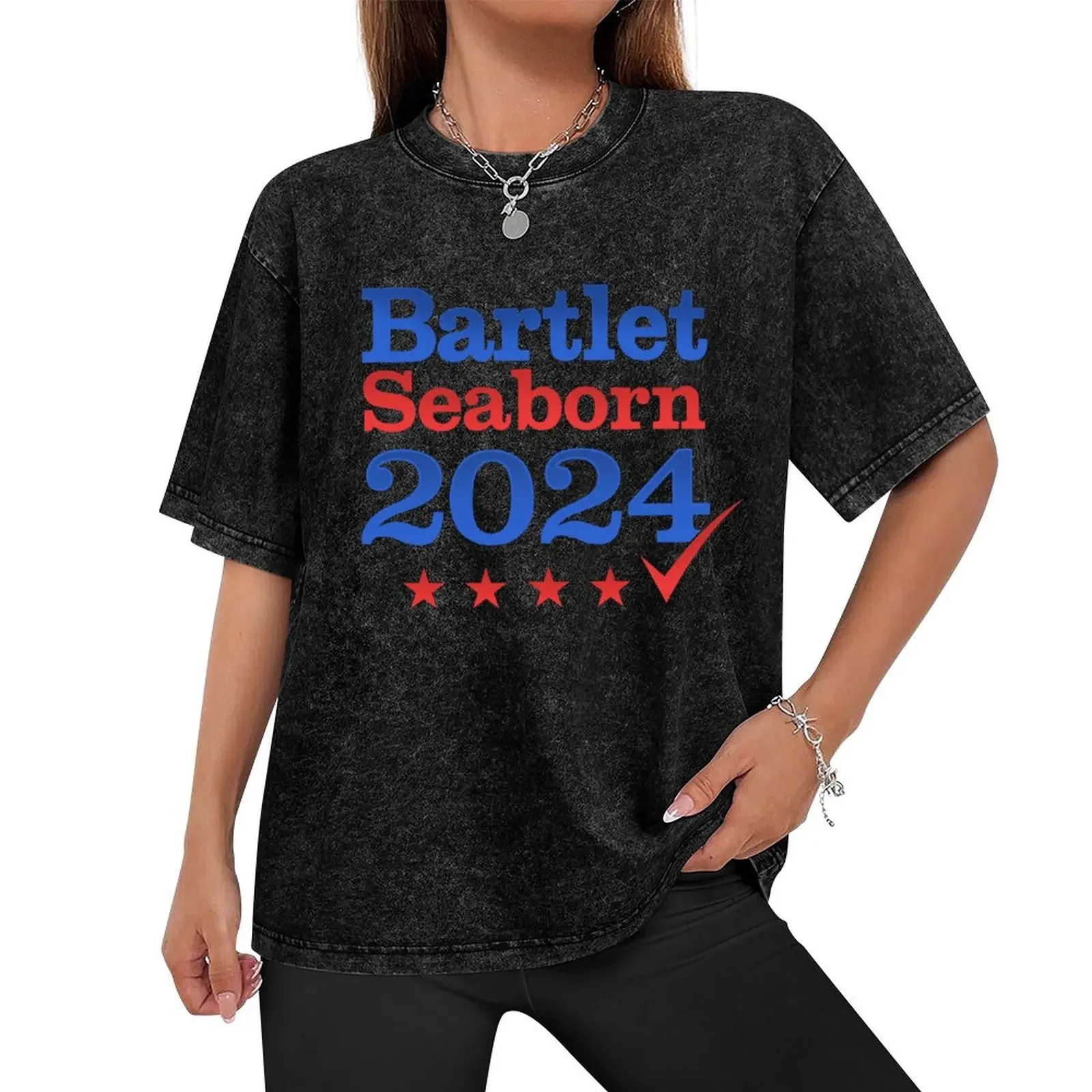 Bartlet Seaborn 2024 West Wing T-Shirt graphic t shirt vintage plus size clothes sports fans luxury clothes men