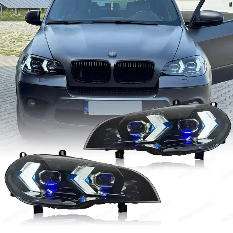 

Car Styling Headllights For X5 E70 LED Headlight 2007-2013 Headlights X5 DRL Turn Signal High Beam Headlamp Projector Lens