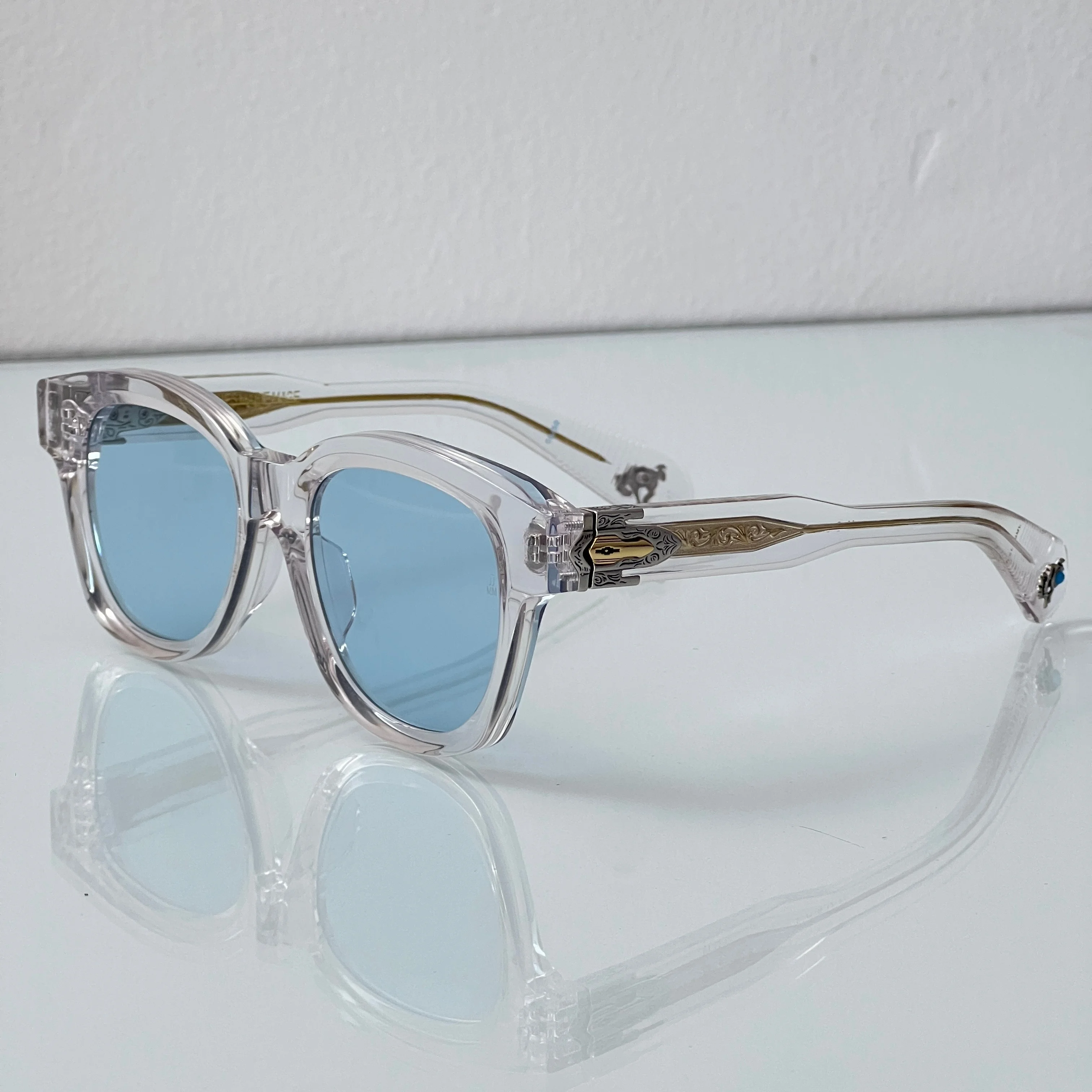 

KIZN JMM MOJAVE Handmade Acetate Sunglasses Square Oval UV400 Classical Japanese Designer Eyewear with Case