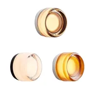 Nordic LED Wall Lamp Ceiling Light Acrylic Amber Jelly Grey Fixture Corridor Aisle Wall Sconces Commercial Decoration Lighting