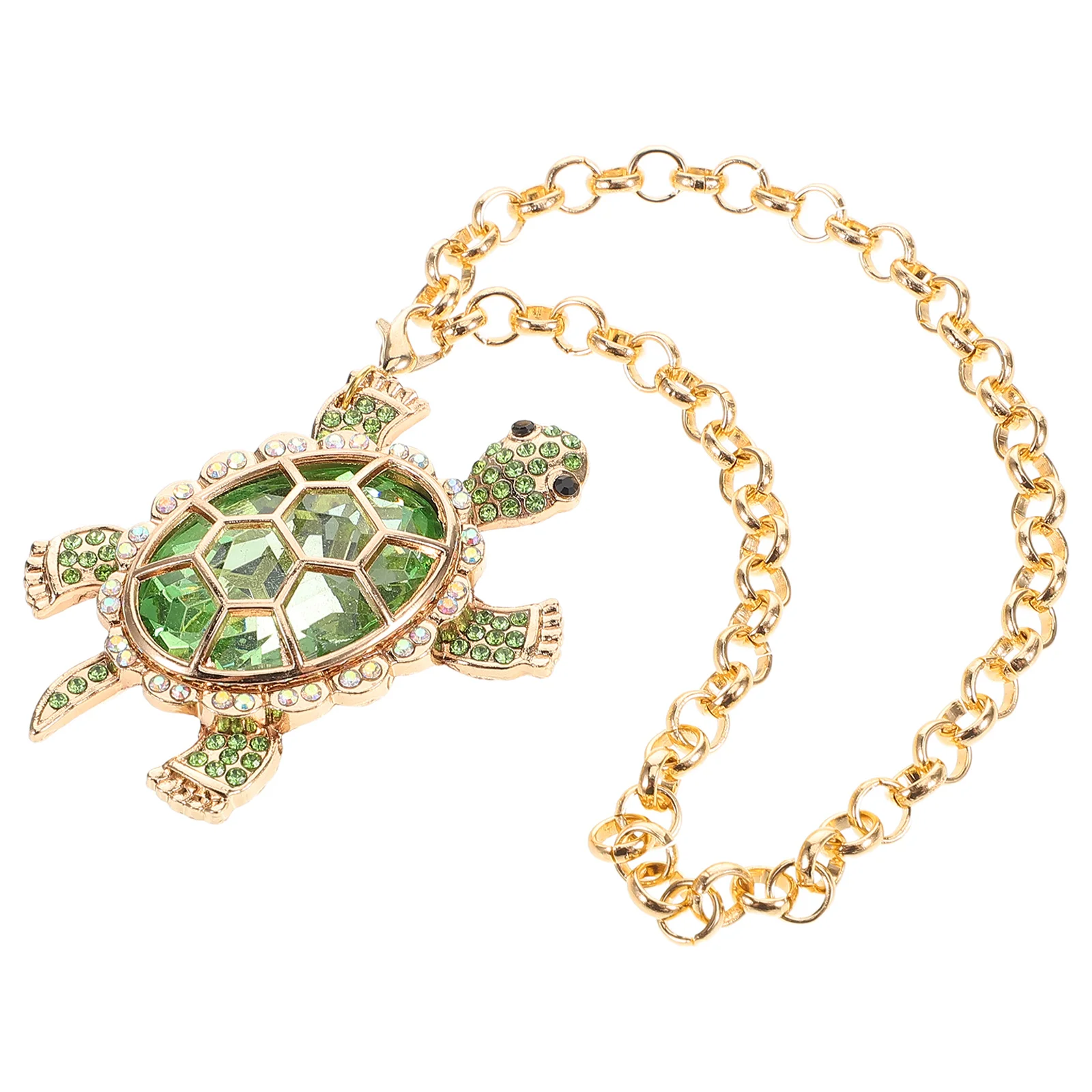 

Sparkling Turtle Rearview Mirror Pendant Durable Hanging Car Ornament Lucky Charm Auto Interior Decoration Car Ornament