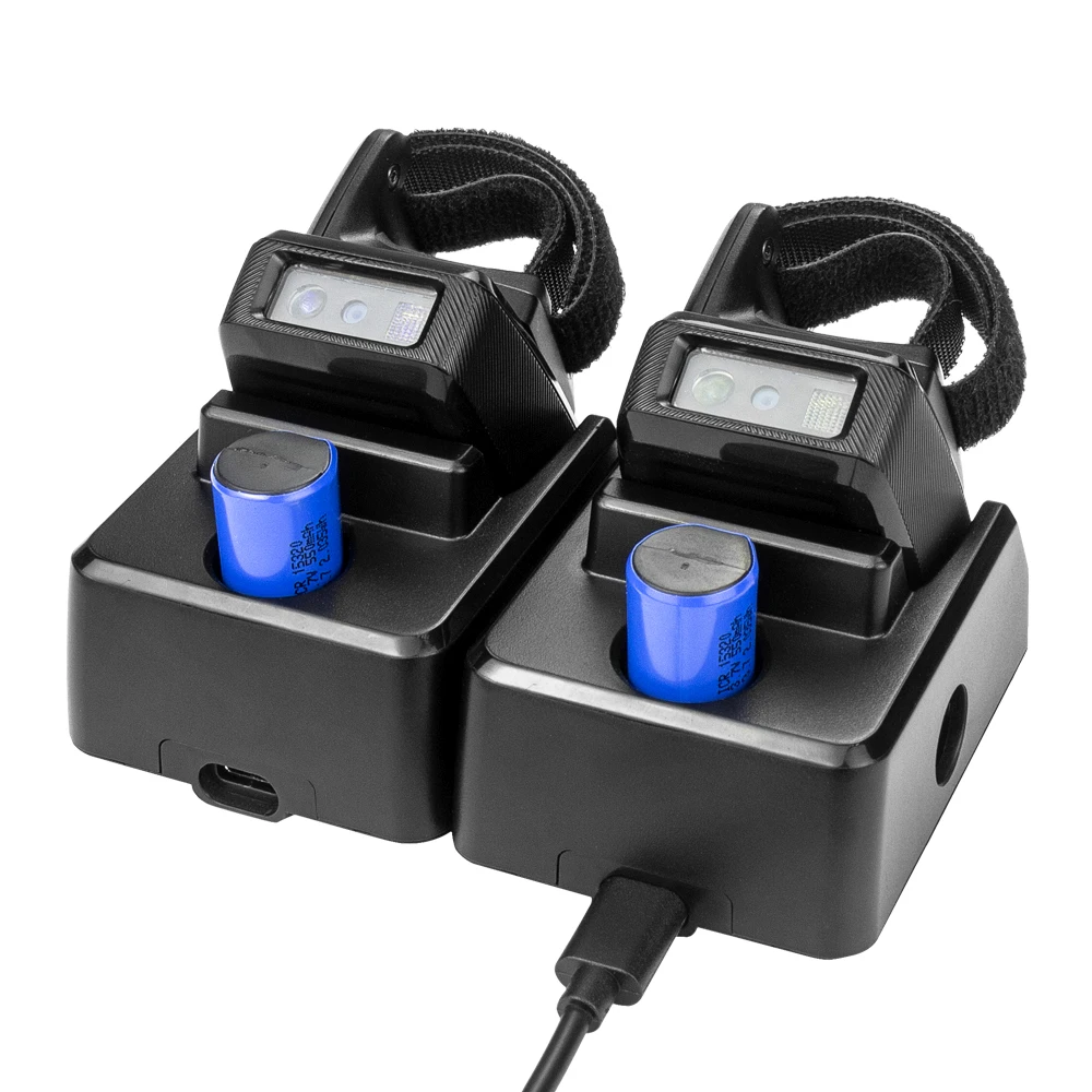 Mini 32Bit Wireless BT Finger Scanner 2D 1D 1D Element USB Interface for IOS Android Mobile Scanning Stock Product