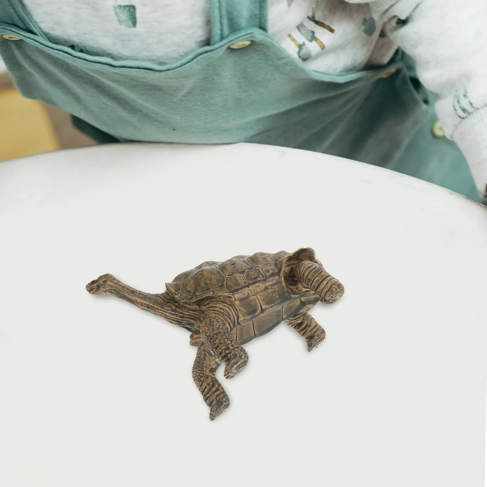

Realistic Turtle Statue for Kids Educational Animal Learning Tool Lifelike Reptile Decoration for Nursery Bedroom School Rewards