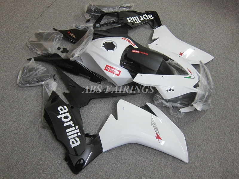 4Gifts New ABS Full Fairings Kit Fit for Aprilia RS4 50 125 2012 2013 2014 2015 12 13 14 15 Bodywork Set Custom White Black