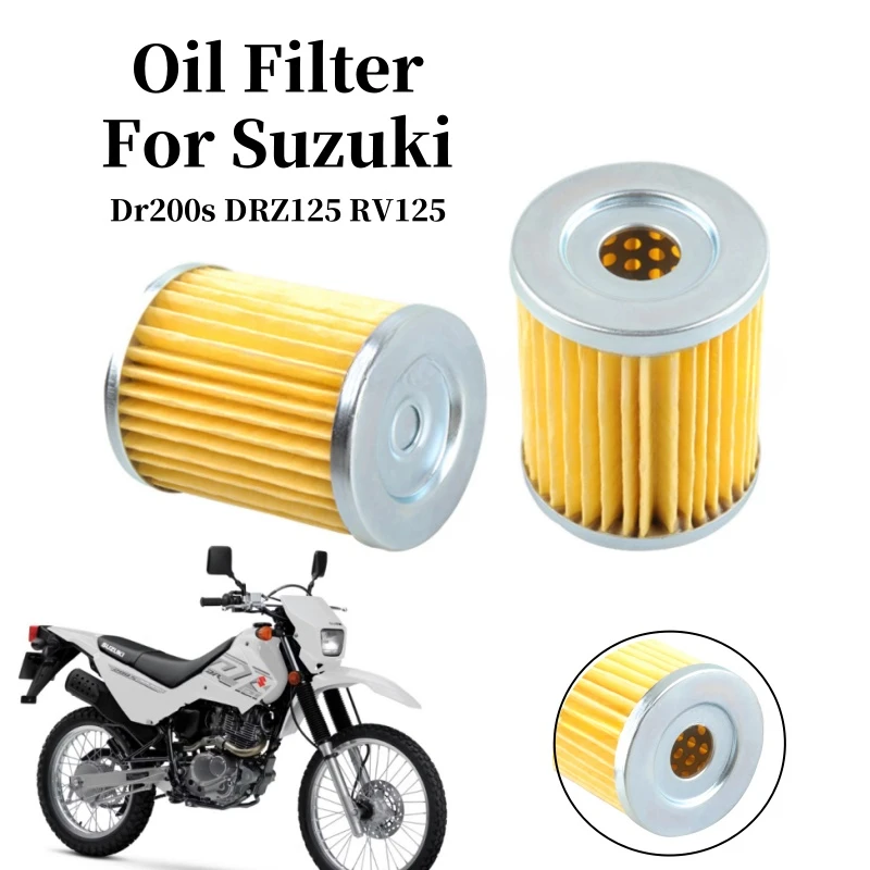 

2/3PCS Motorcycle Oil Filter for Suzuki RV200 DRZ125 DR200S 200 RV125 LT160 LTF250 AN400 Fuel Filter Motorbike Engine Accessorie