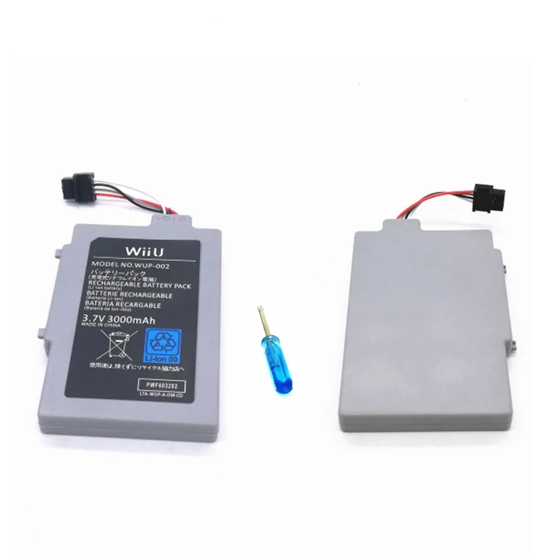 Nintendo WiiU Game Pad Replacement Extended Battery WUP-001 WUP-002 WUP-013 High Capacity  Wup001 Wup002 Wup013 Batteies+Tool