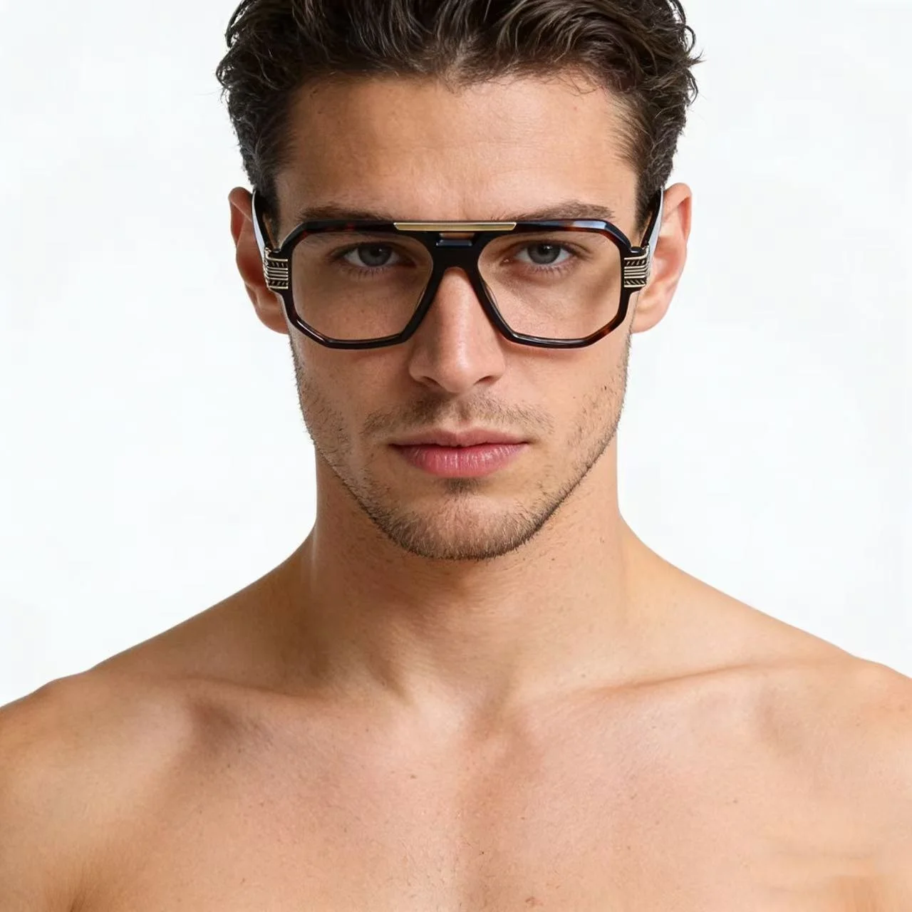 

High Quality Vintage Acetate Eyeglasses Frame Men Optical Myopia Prescription Glasses Frame Women Luxury Designer Eyewear