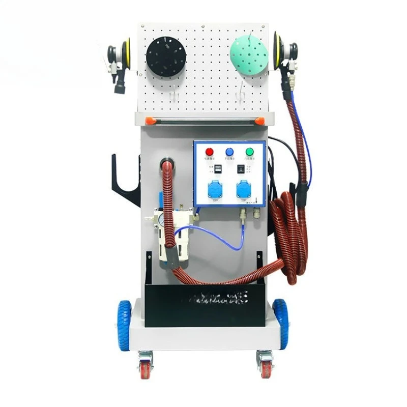 

Double station dust-free dry mill Automobile pneumatic vacuum spray paint grinding ash paint sandpaper electric grinder