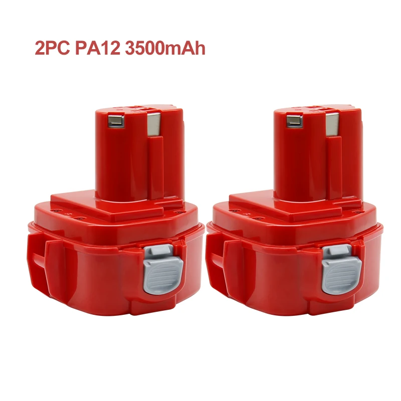 Powtree 12V 3.5Ah/4.0Ah Batterij Voor Makita PA12 Ni-Mh Batterij Voor Makita 1220 1201 1222 1233SA/B1235 192681-5 Power Tool Batterij