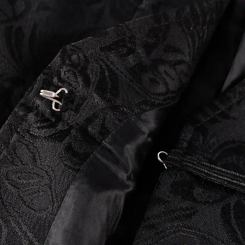 

Панк Sle Хэллоуин вышитый жилет с хвостом мужской средневековый ретро длинный костюм для выступлений танцевальная одежда ort Sve round Ne