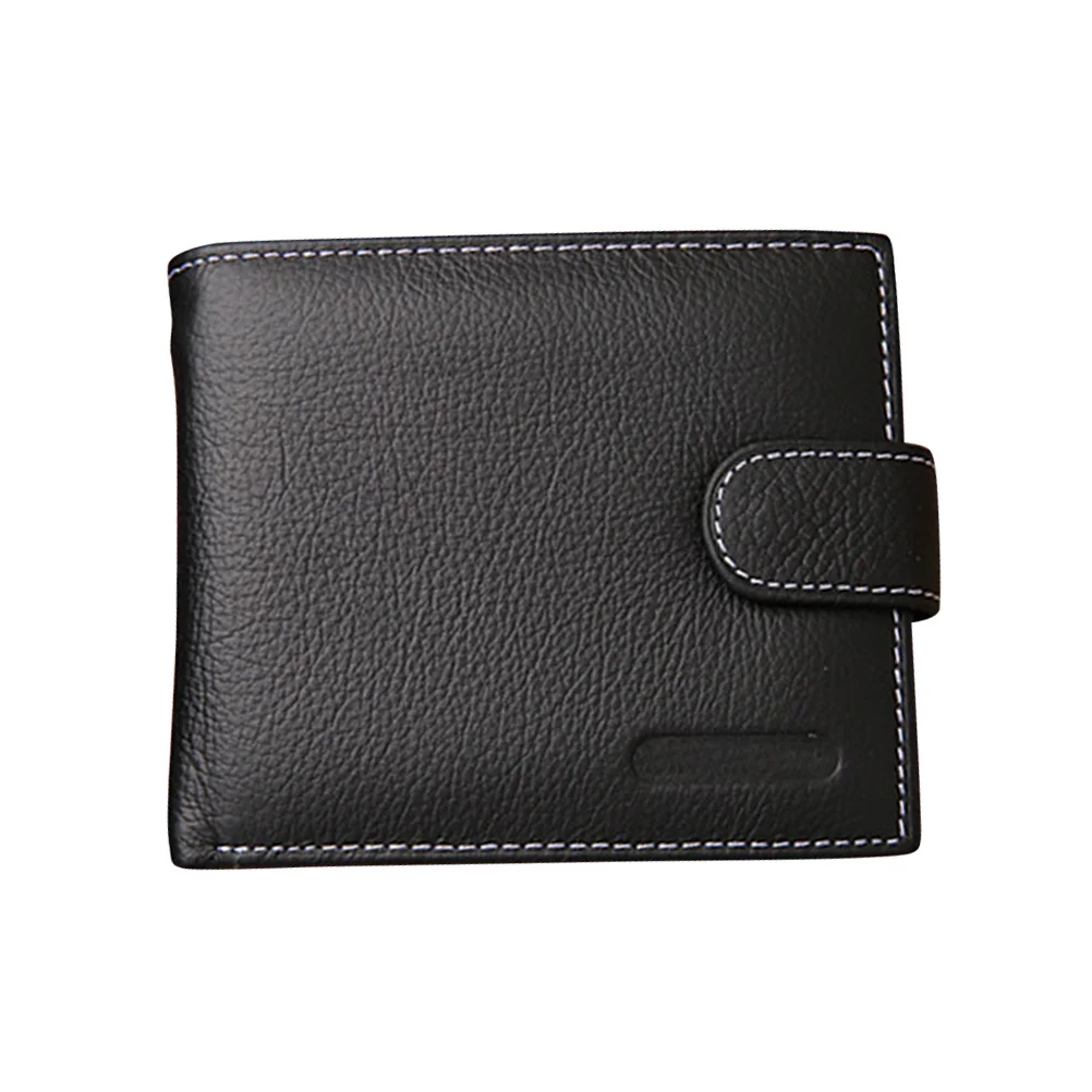 

Men Wallet 4.5X3.7X1 Trifold Slim Vintage Front Pocket Fit 2 Bill Compartments 4 Card Slots Zipper Coin Pocket