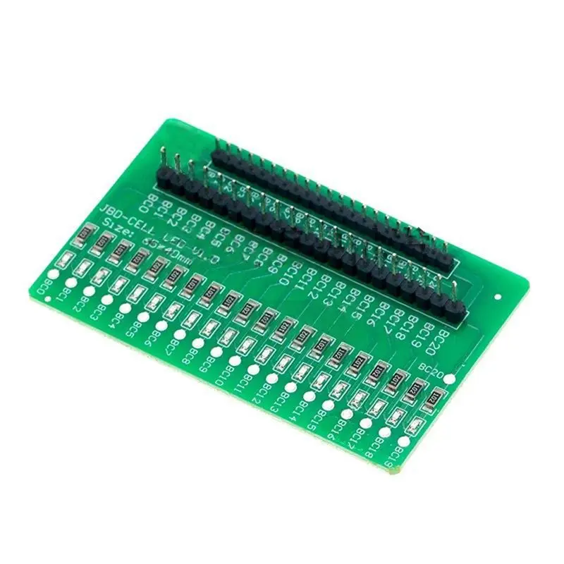 RMWIN-For 3-20S Lithium Battery Protection Board 5PCS LED Detection Board Cable Tester Supports 2.0 2.54Mm-Pitch Ribbon Cables