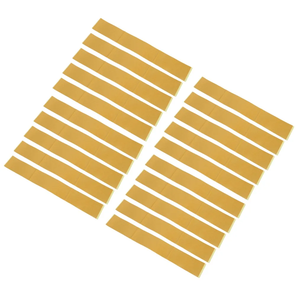 20Pcs Precision Yellow Zero Clearance Tape PVC Length 35.56cm Miter Saw Tape Self Adhesive Strips Woodworking