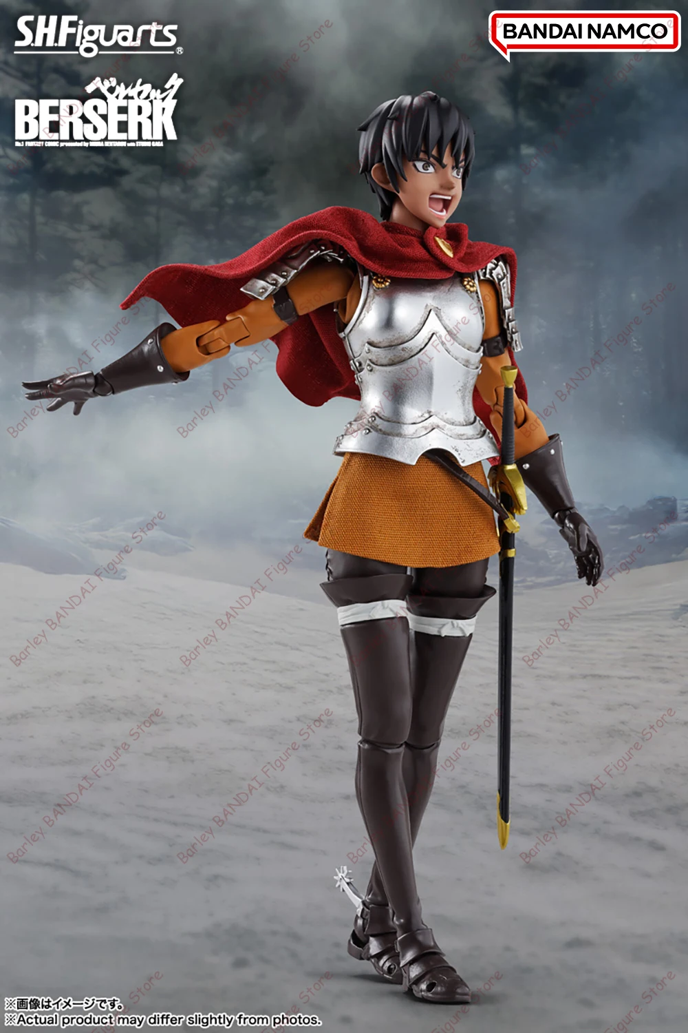 

В наличии BANDAI Berserk S.H.Figuarts Casca Caska The Band of The Hawk, коллекционные фигурки аниме-персонажей, игрушки, подарки для детей