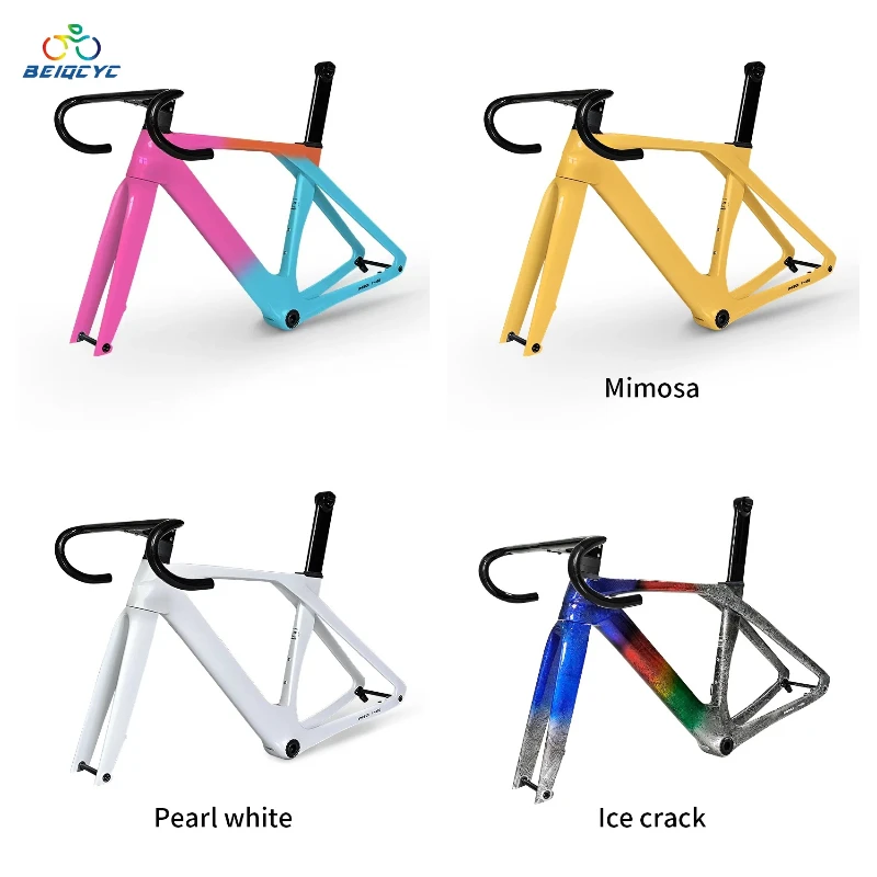 

Carbon Road Frame, Flat-Mount, Disc Brake, BBT47, Fully Hidden Line, Road Bike Frameset, Mechanical & Di2 Race Bike Frame, 700C