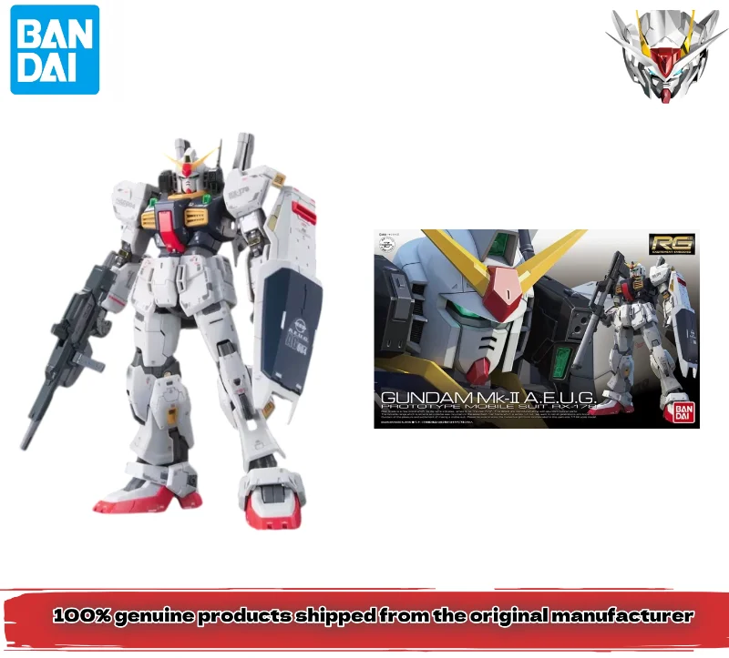 

100% genuine, in stock, Bandai RG 08 RX-178 Ogu white, assembled model, chassis ornament, collection, trendy play