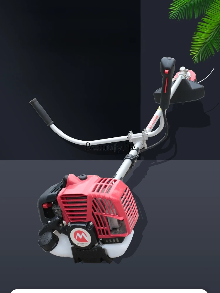 

Two-Stroke Gasoline Grass Trimmer Diagonal Mower Brush Cutter Household Weeding Machine