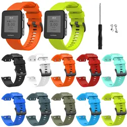 Replacement Watch Accessories For Garmin Forerunner 35 Silicone Watchsband Strap For Garmin Forerunner 30 belt Correa Bracelet