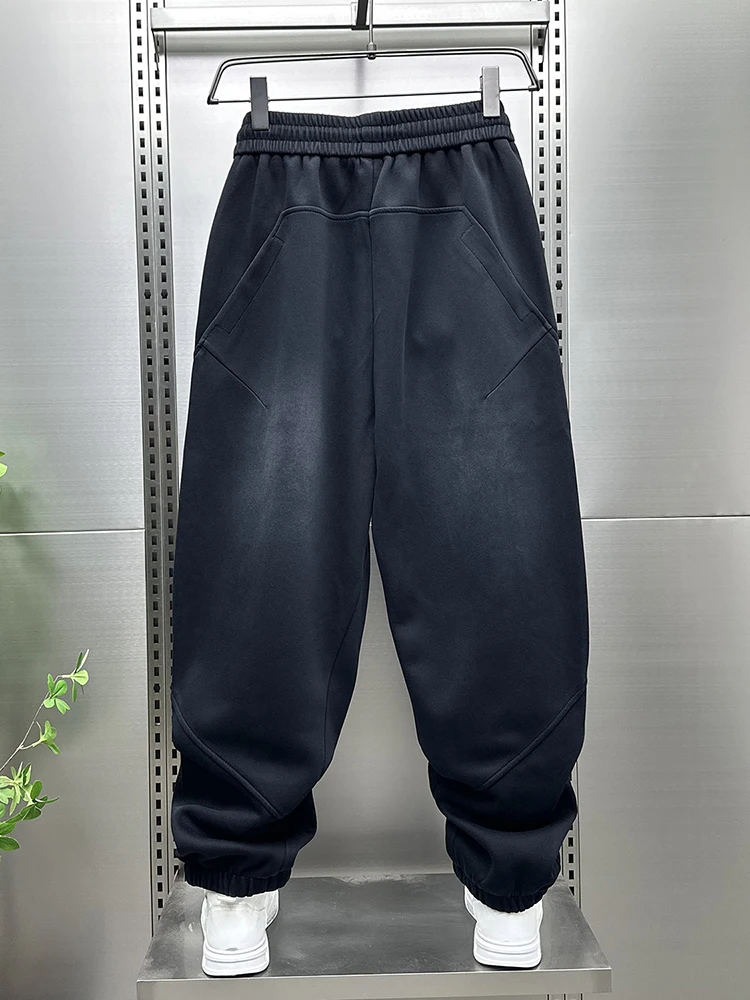 Autumn Winter New American Fashion Trend High Street Wide-Leg Pants Loose Casual Youth Popular Stylish Long Pants for Men