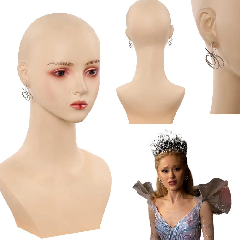 

Серьги Fantasia Wicked 2 Glinda, реквизит для косплея, 2025, аксессуары для костюмов Disfraz из фильма, женские фэнтезийные карнавальные подарки на Хэллоуин