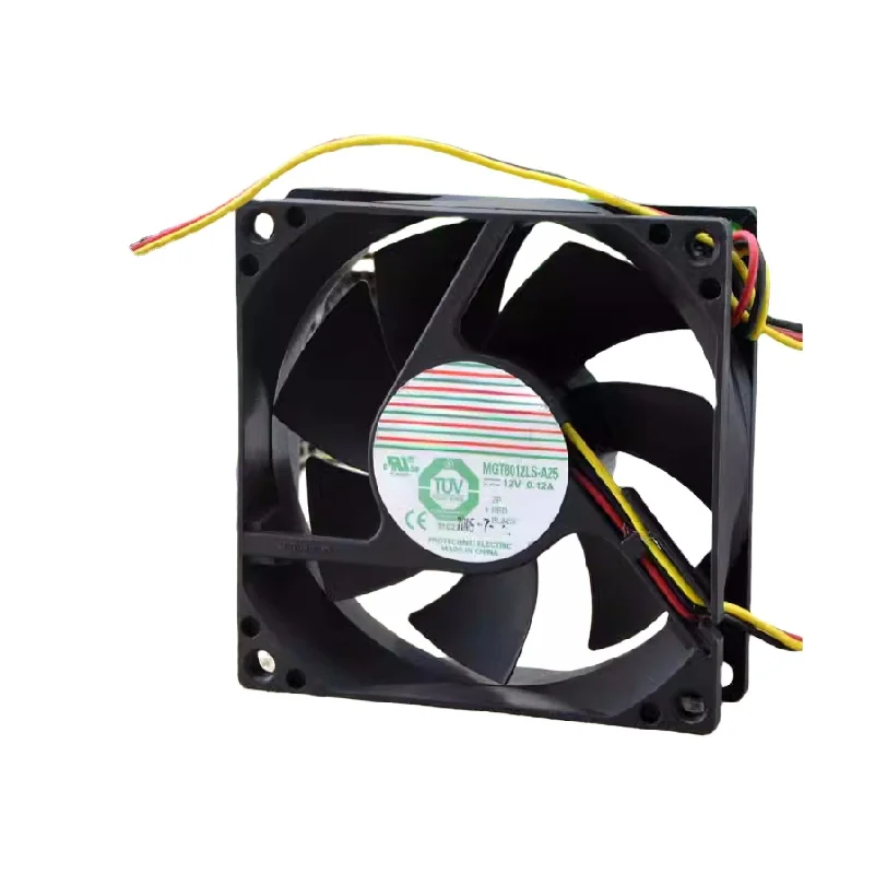 

Brand New Original MGT8012HR-A25 8025 Fan 12V 0.24A 8cm 3-wire Hydraulic Fan