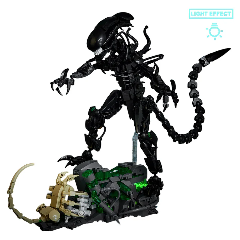 Creatieve MOC Alien Monster Bouwstenen Bricks Set DIY Alien Figuren Assembly Model Kit Speelgoed Voor Kinderen Volwassen Jongens Geschenken