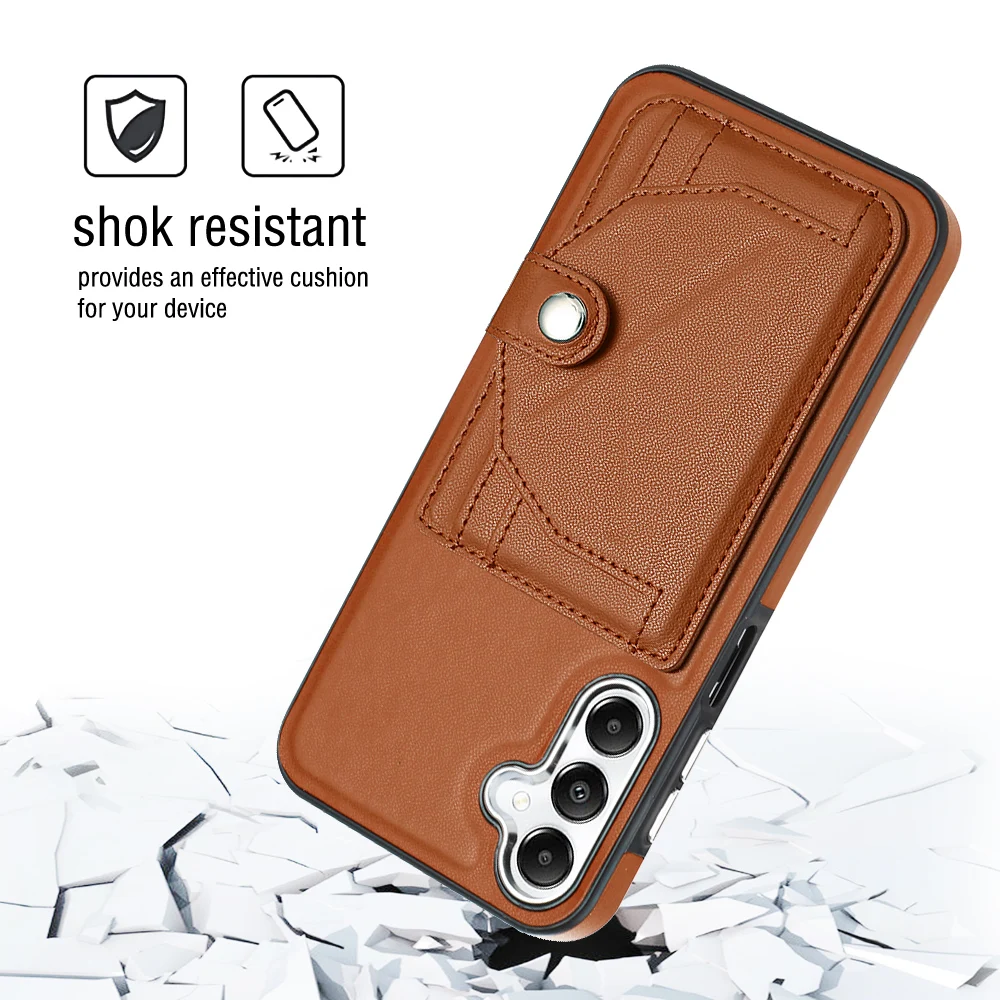 Wallet Small Card Insert Leather Case For Samsung Galaxy A24 A25 A34  A54 A73 A53 A52 A32 A05S  A22 A15 A14 A13 A04E 4G 5G