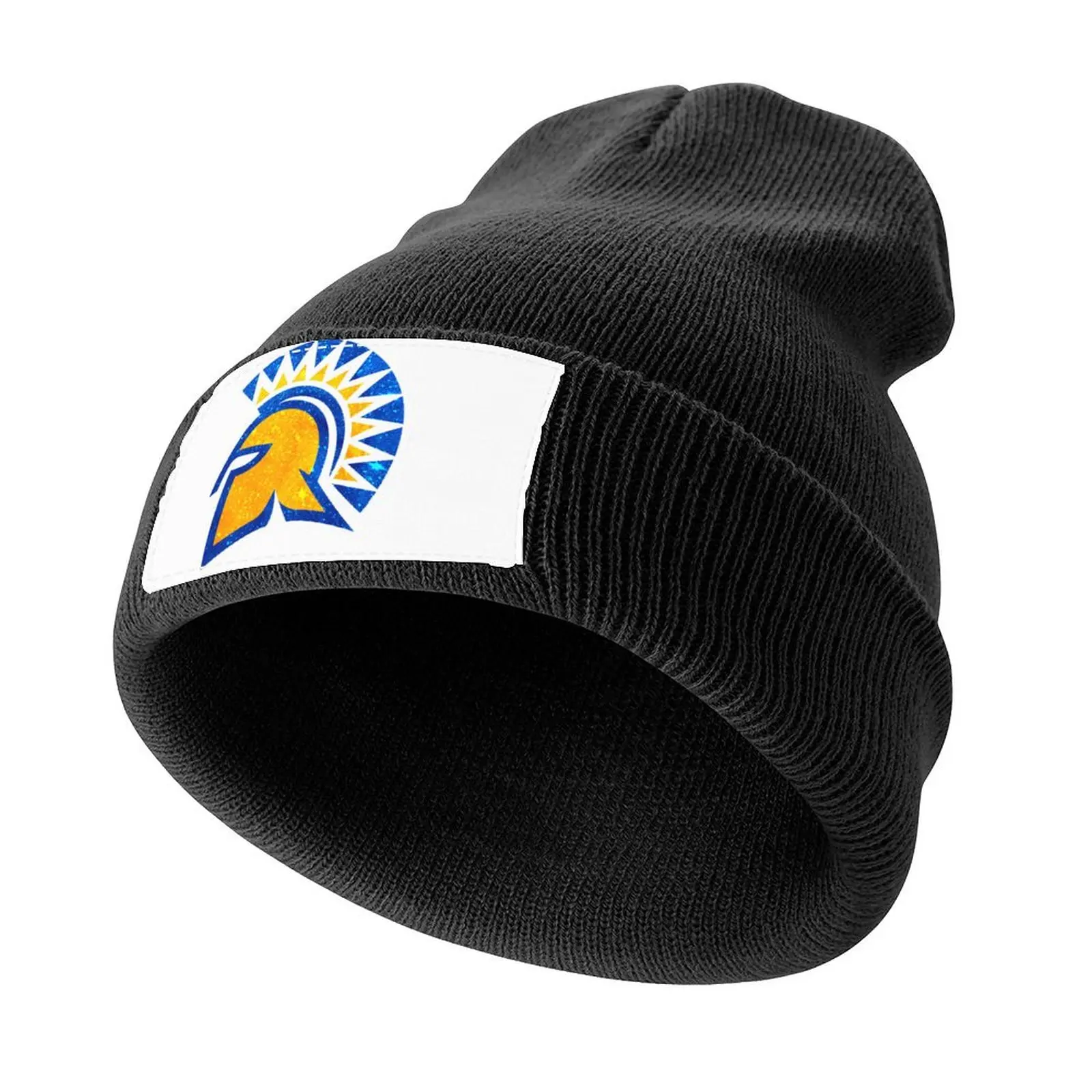 Glitter Sammy the Spartan (San José State University) (1) Knitted Cap Sunhat Hat Beach Female Men's