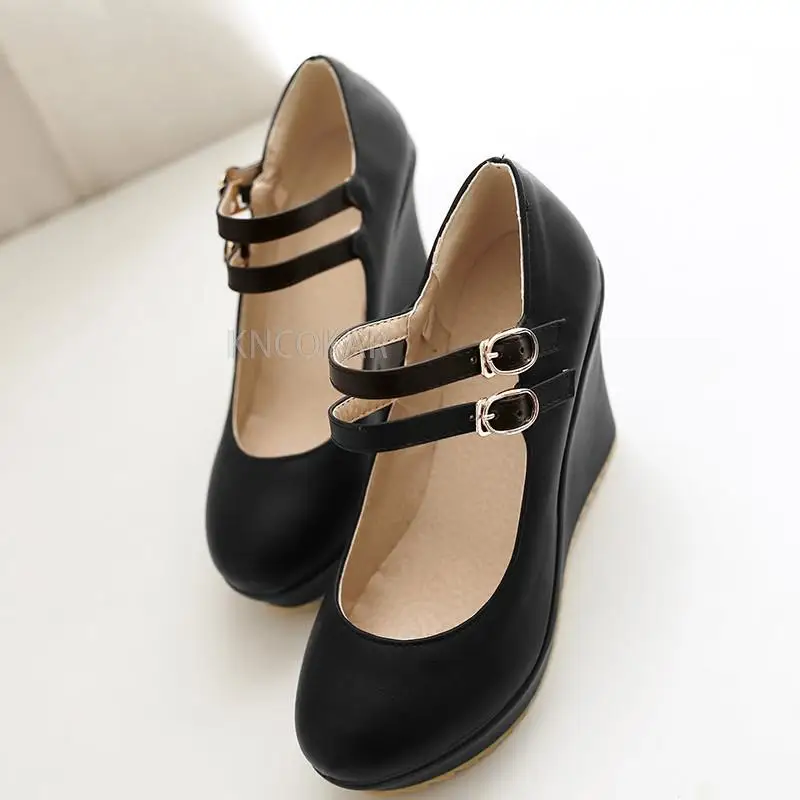 New Slope Heel Casual Shoes Water Platform High Heel Shoes Women\'s Casual Wedge Shoes Classic Wedge Shoes