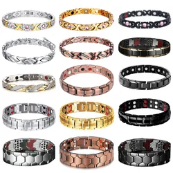 2023 New Dragon Pattern Twisted Healthy Magnetic Magnet Bracelet for Women Power Therapy Magnets Bracelets Bangles for Women Men